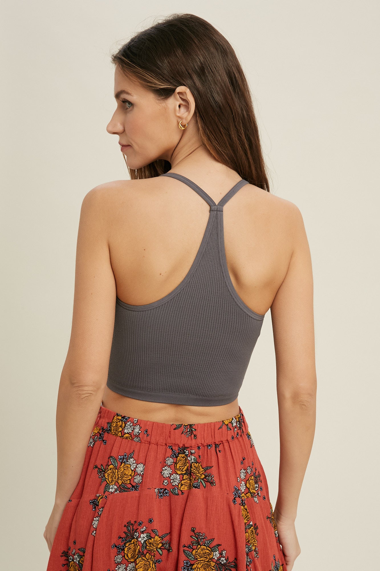 Ribbed Sweetheart Racerback Brami