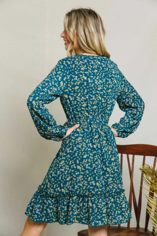 Floral Printed Midi Dress