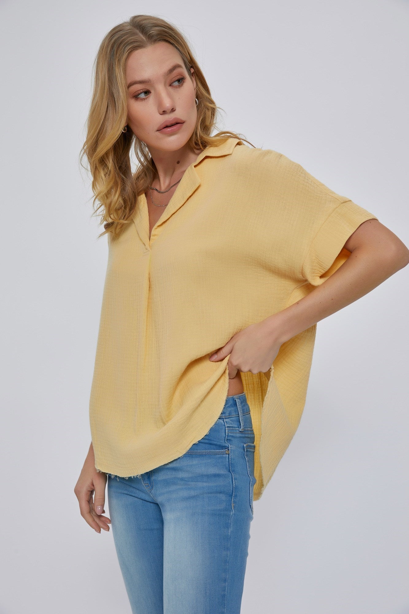 Short Sleeve Cotton Top