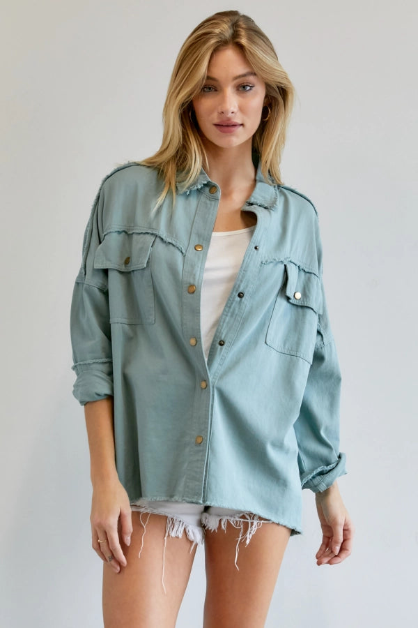 Button Down Shirt with Pockets