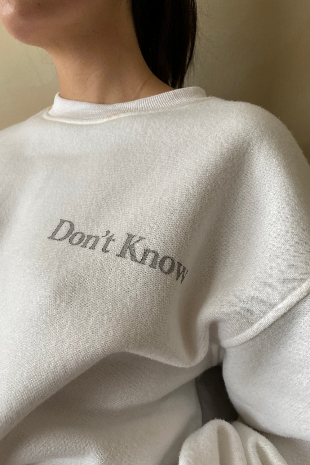 Don't Know/Don't Care Pullover