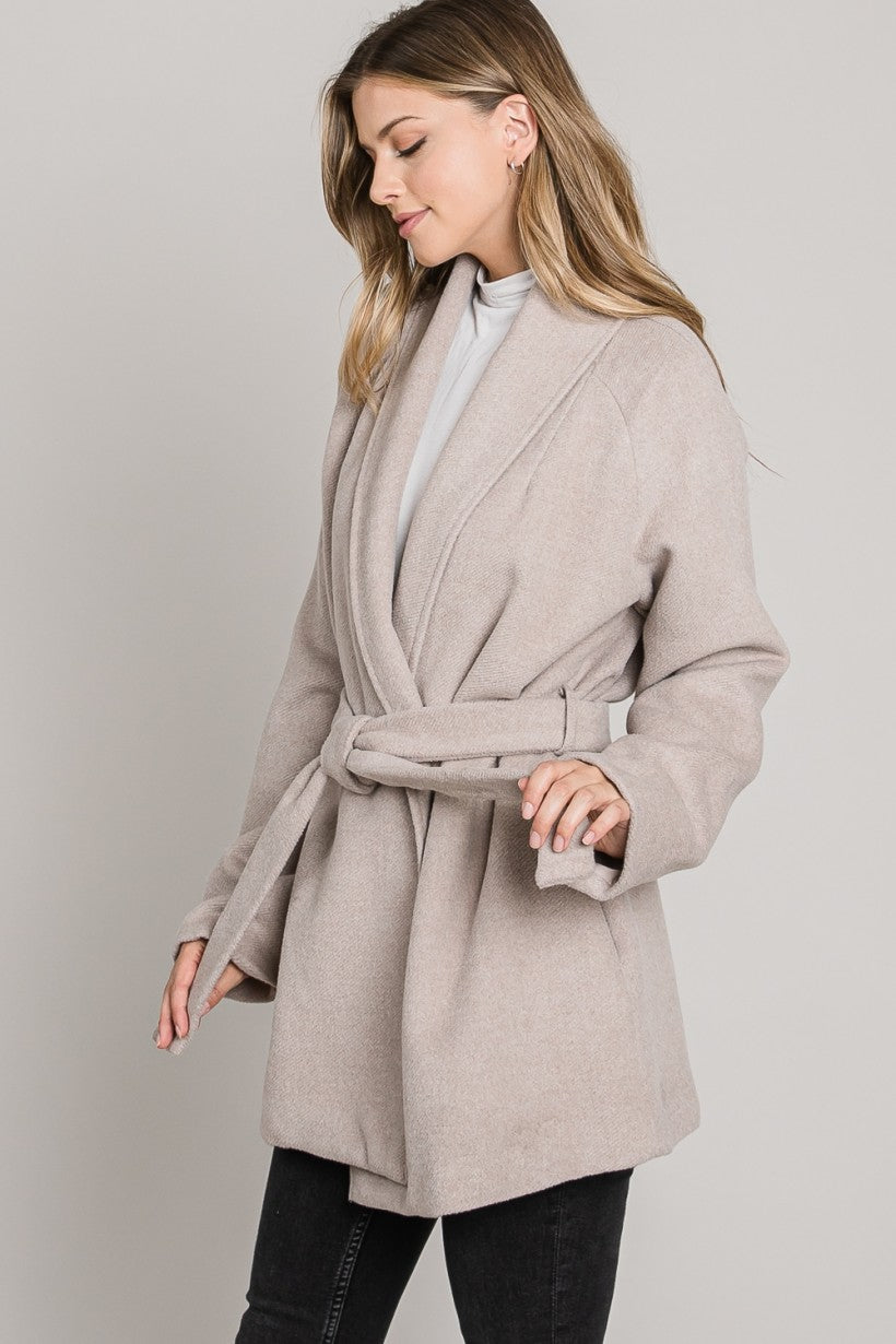 Cozy Heathered Coat