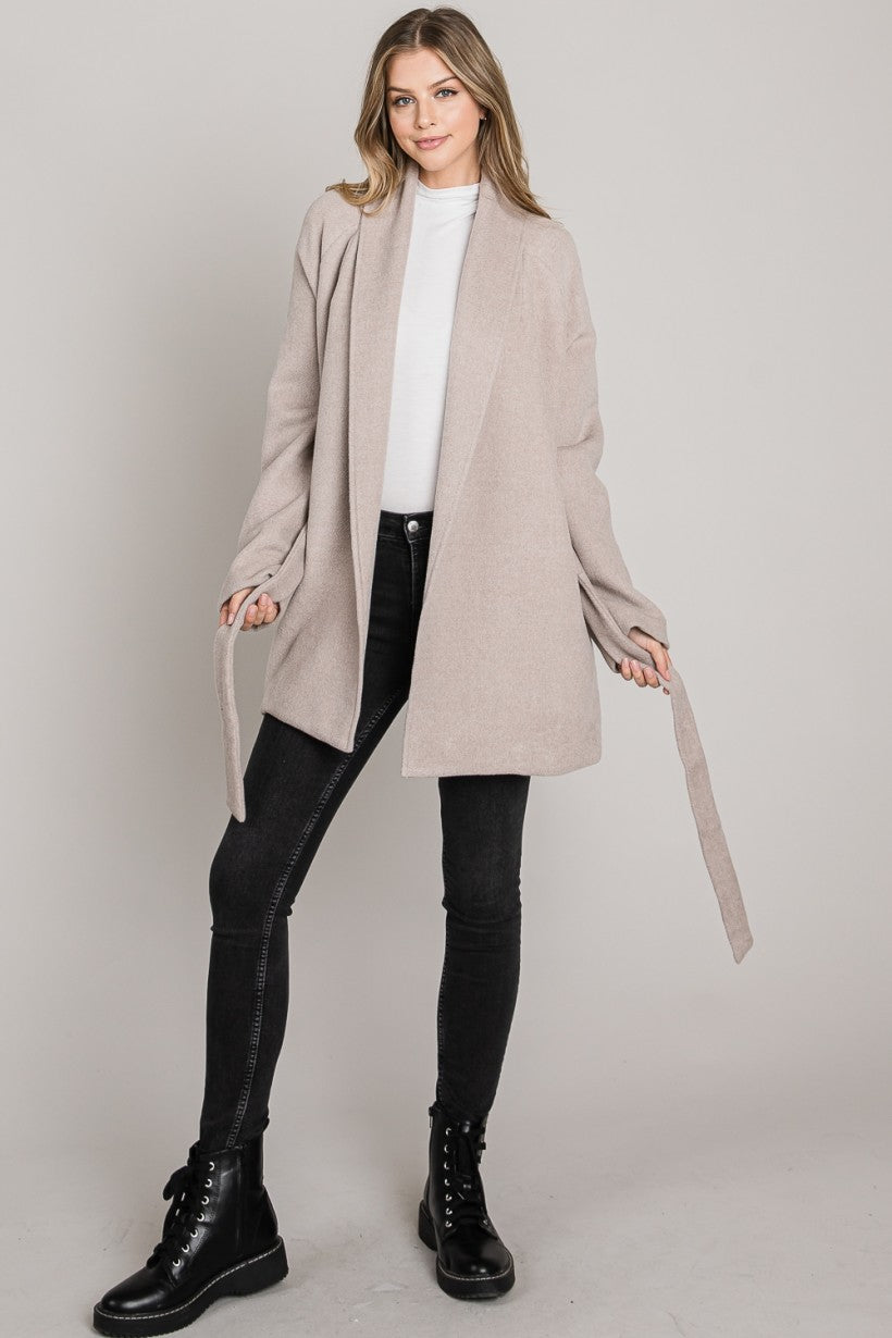 Cozy Heathered Coat