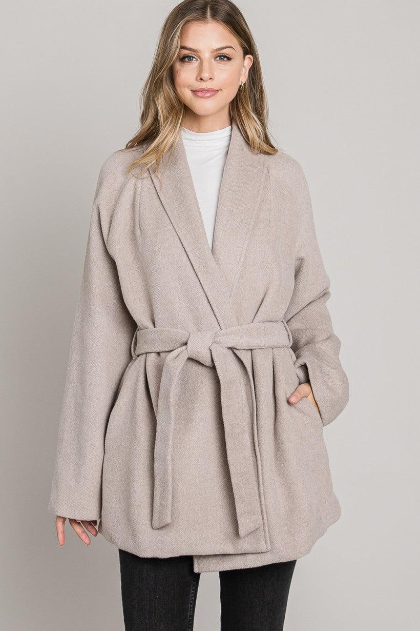 Cozy Heathered Coat