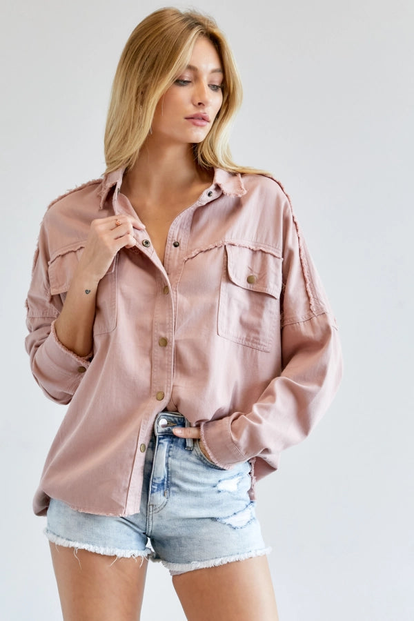 Button Down Shirt with Pockets