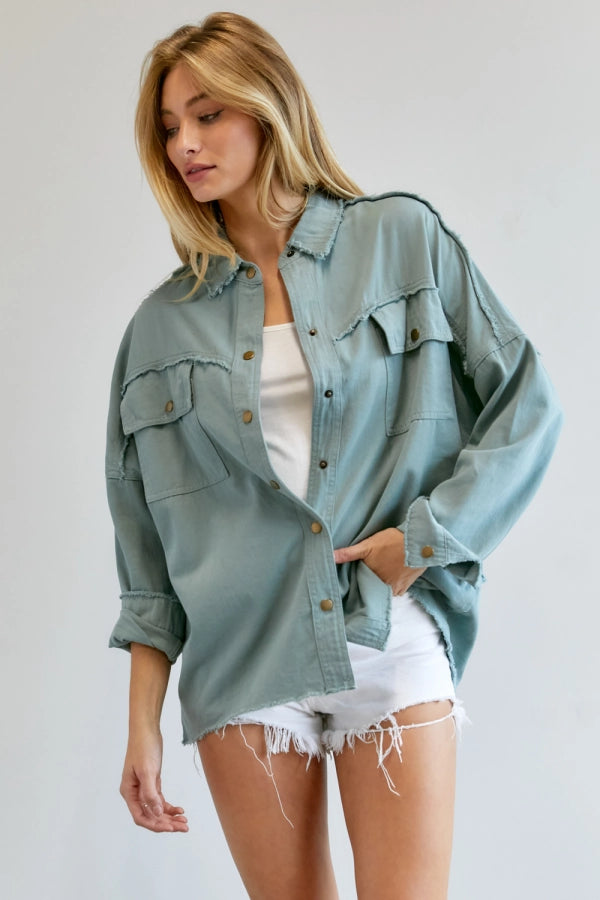 Button Down Shirt with Pockets