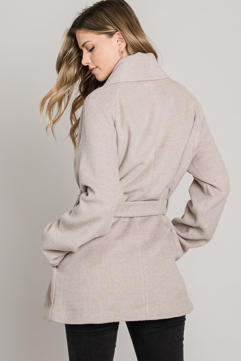 Cozy Heathered Coat